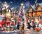 Vermont Christmas Company Snowman Contest Jigsaw Puzzle 1000 Piece - Large Piece Christmas Puzzle - Interlocking & Randomly Shaped Pieces - 30" x 24"